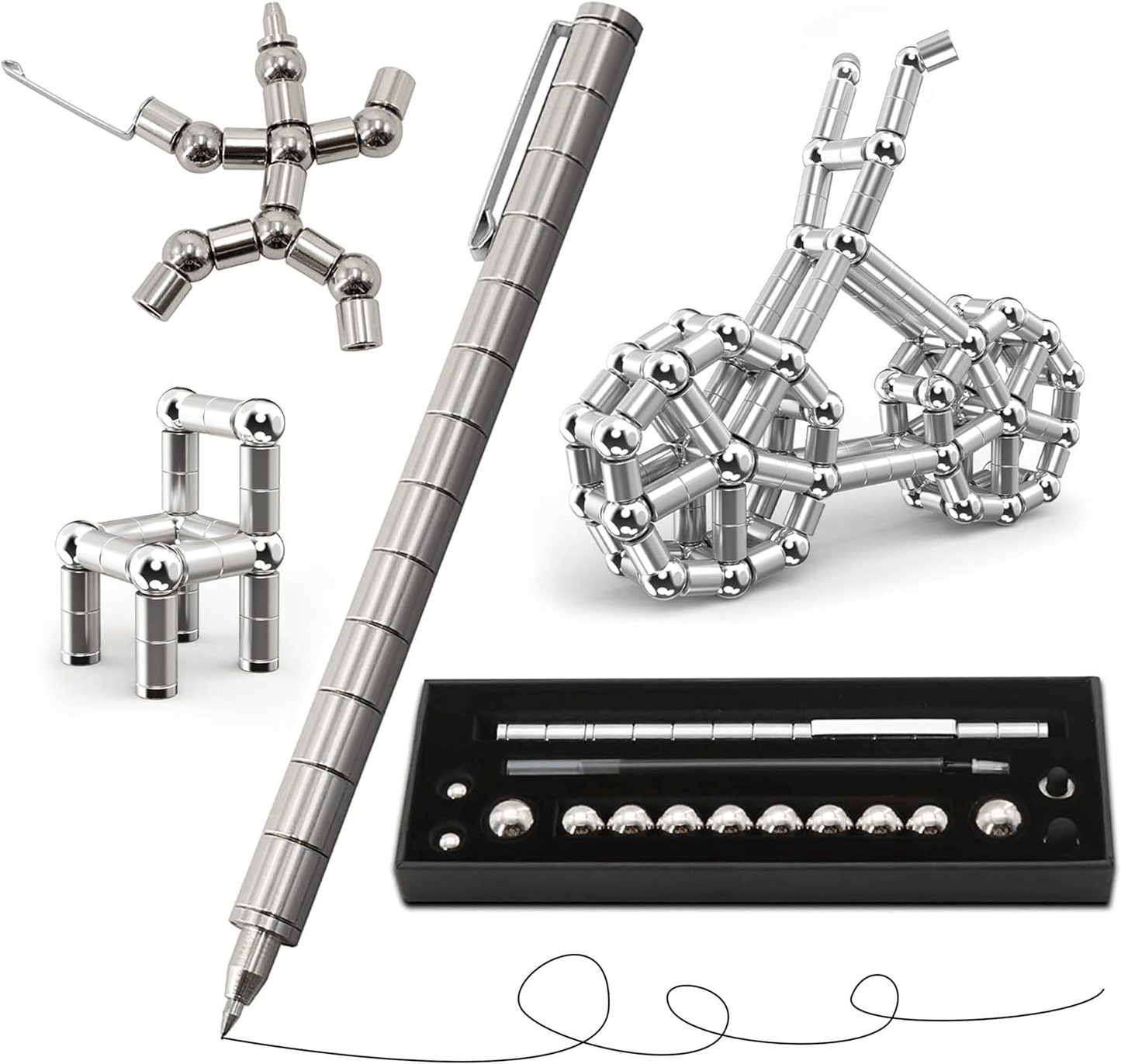 Stylo magnétique Fidget Pen de décompression Jeu Gamifie
