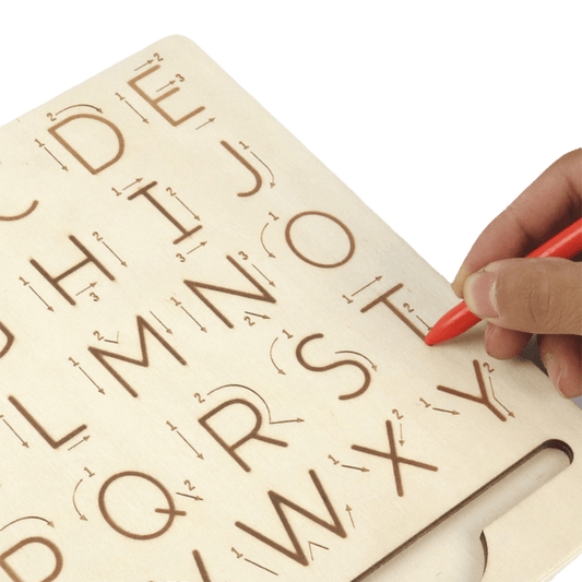 Planche de traçage ( Lettres majuscules & scriptes - Chiffres & Formes ) Jeu Gamifie