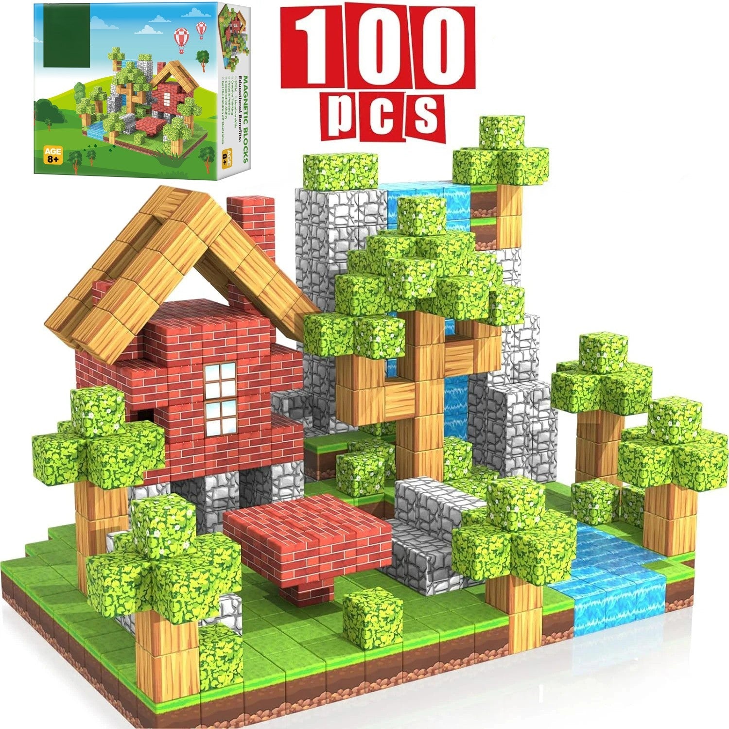 Blocs magnétiques Jeu Gamifie