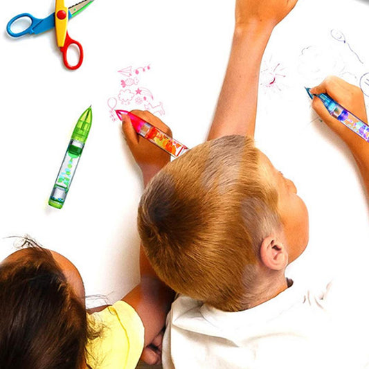 Stylo cinétique sensoriel ( mouvement liquide coloré ) Jeu Gamifie
